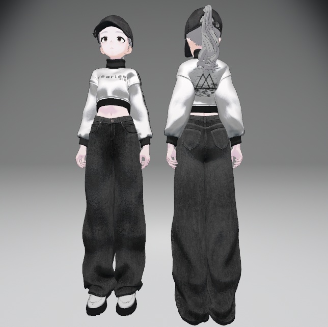 期間限定SALE【for Lapwing】Cropped & Wide denim 【MA対応済み】