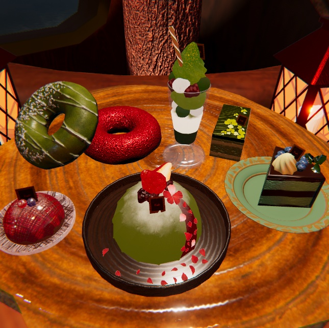 【3Dモデル/VRchat】スイーツ 7種 セット