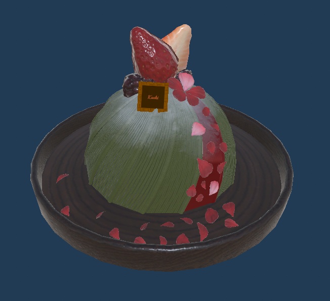 【3Dモデル/VRchat】スイーツ 7種 セット