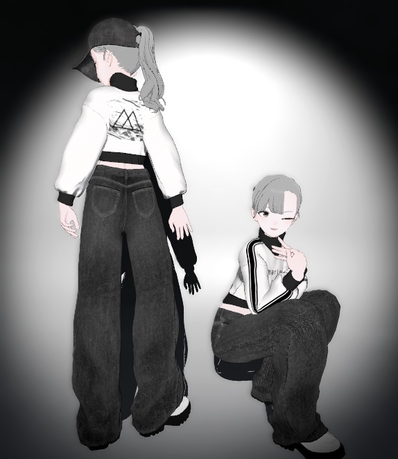 再投稿 期間限定SALE【for Lapwing】Cropped & Wide denim 【MA対応済み】