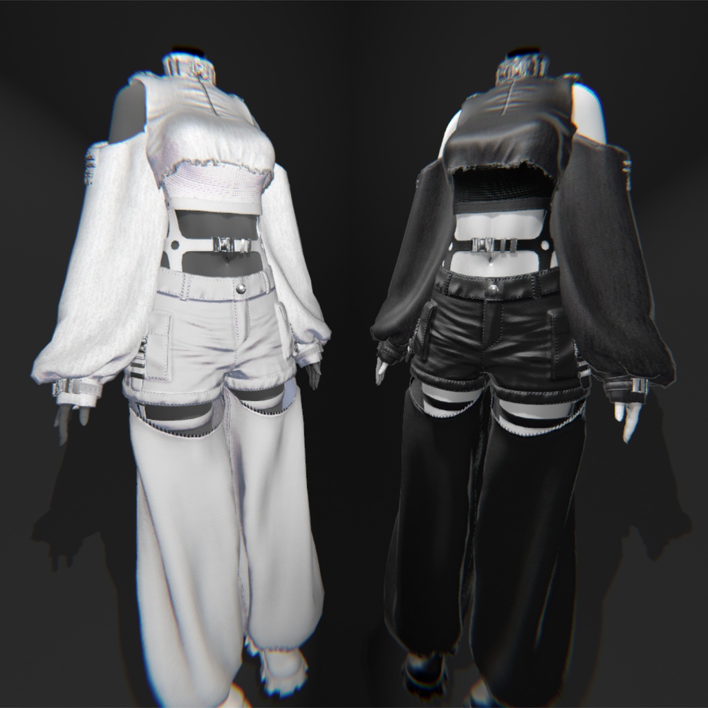 <<発売記念SALE>>【5Avatars】TACTIC-FLOW 【3D衣装】