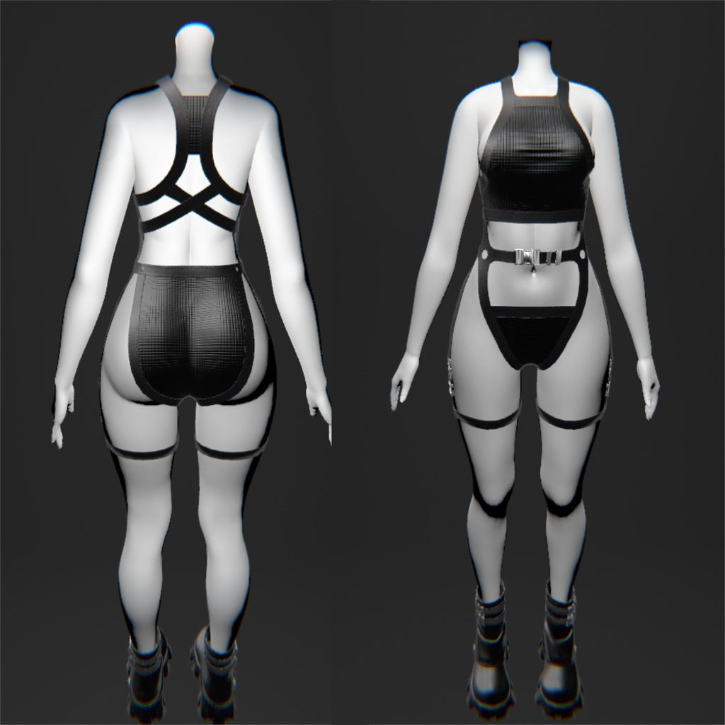 <<発売記念SALE>>【5Avatars】TACTIC-FLOW 【3D衣装】