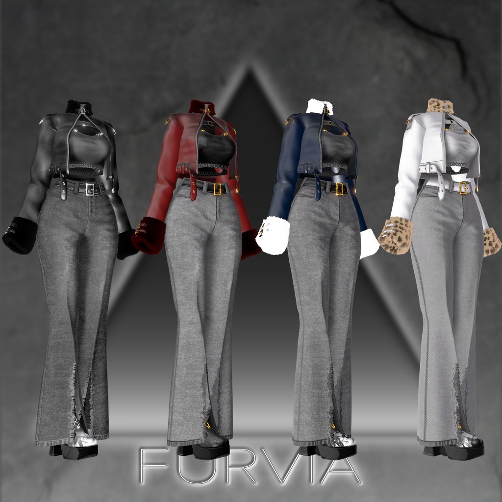 【6Avatars】FURVIA 【3D衣装】