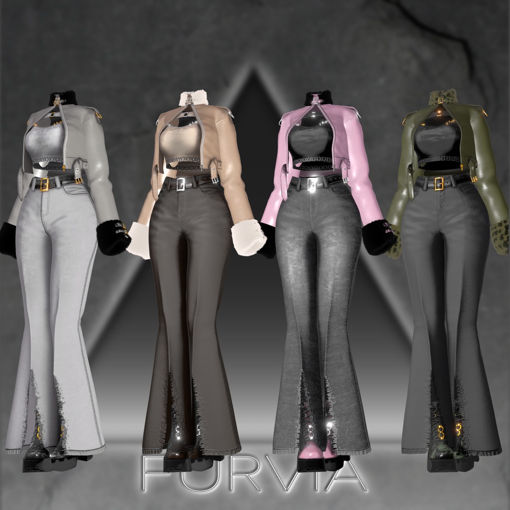 【6Avatars】FURVIA 【3D衣装】