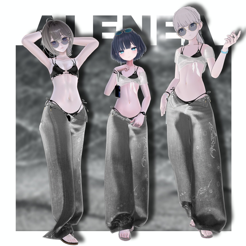 <発売記念SALE>【17Avatars】aLenea【3D衣装】フィルムカメラ付き!