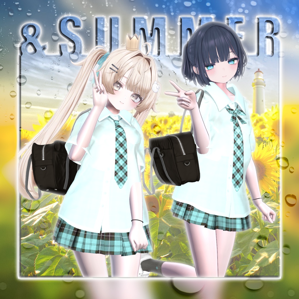 !!!ワンコイン!!! &SUMMER Vol.02 - Summer Uniform:夏の制服 <27アバター対応>
