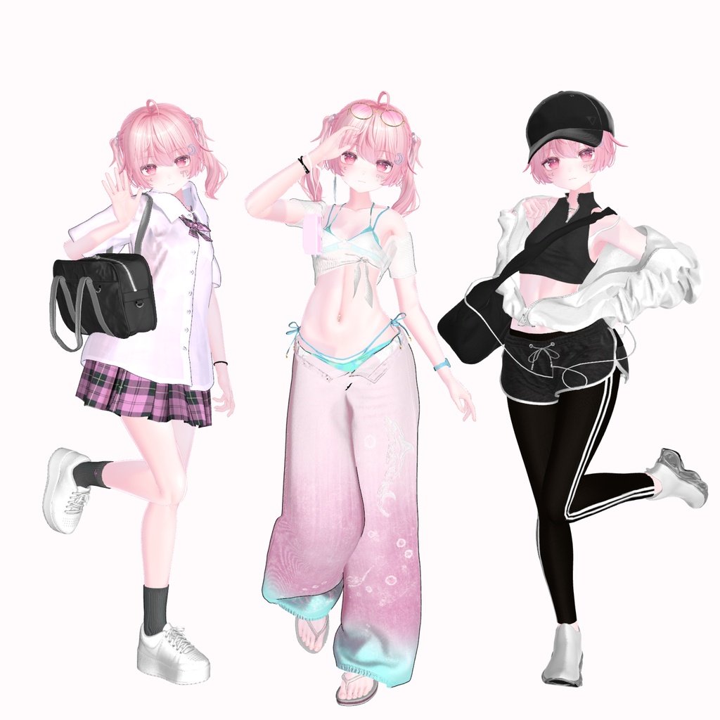 <一週間限定> Kaguya & Selena Collection Pack — 3 Outfits