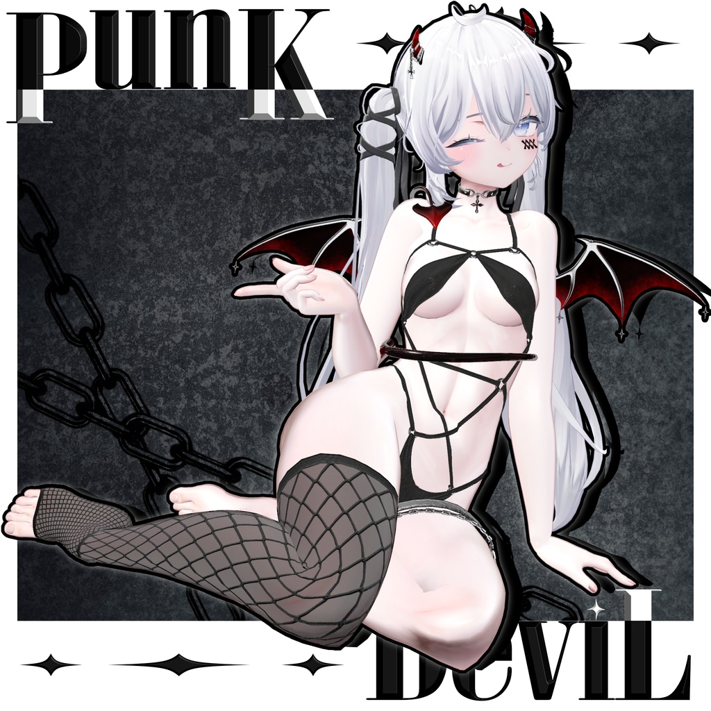 ãðäžæ¥ééå®ãã«ããã¯990å!!!ðã Punk Devil <25 Avatars>