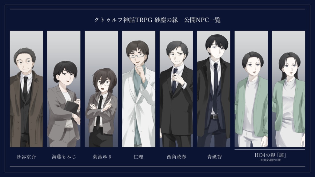 【COC6】砂塵の縁【4PL秘匿HO】