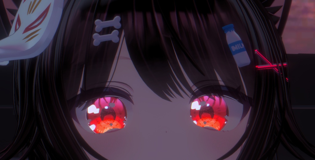 【無料/free】【シフォンちゃん専用】 eyeテクスチャ 7色+瞳孔白のおまけ1色