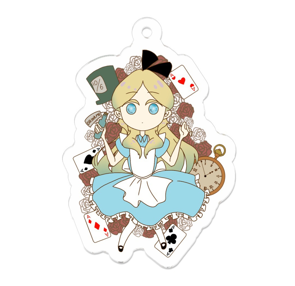 アリス アクリルキーホルダー