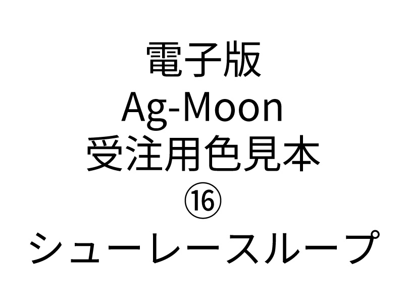 電子版　Ag-Moon受注用色見本　⑯シューレースループ