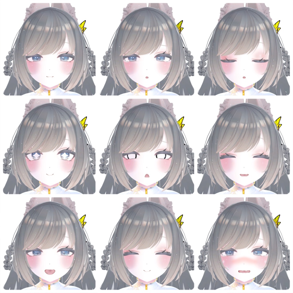 リーファ おとな風表情15種 leefa Face Emote