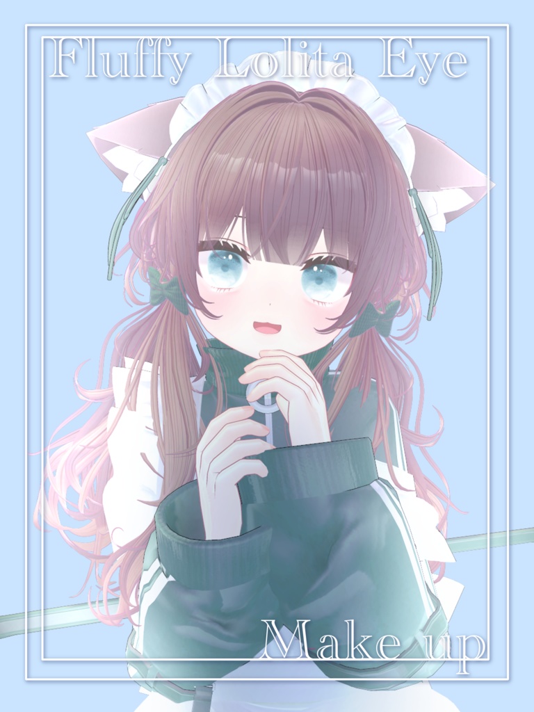 【ミルク対応】Milk Fluffy Lolita Eye & Make Set 15colors