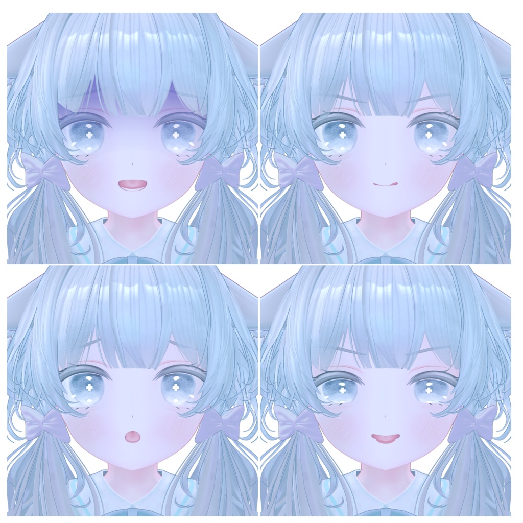 【萌専用】Fluffy Lolita Face animation ♡ Kawaii Face Preset