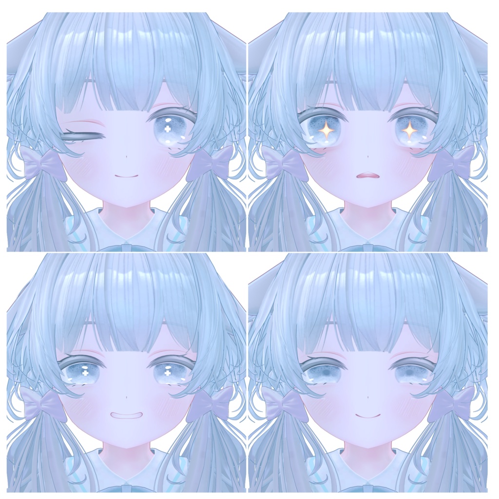 【萌専用】Fluffy Lolita Face animation ♡ Kawaii Face Preset