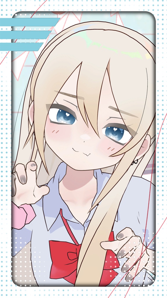 【凪夜瑠璃対応】LOVE ME Eye Texture