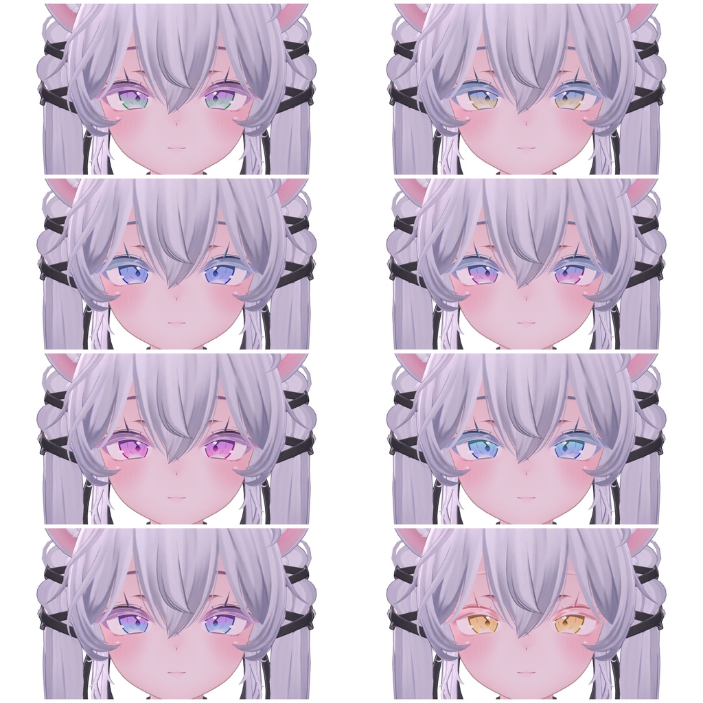 【しおSio】Dot Gradation Eye Texture ドットグラデーションアイ