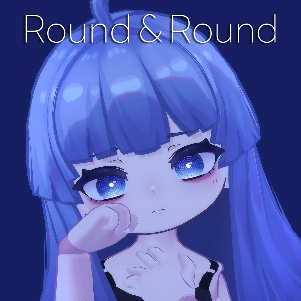 【27avatar 対応】Round&Round Eye Texture