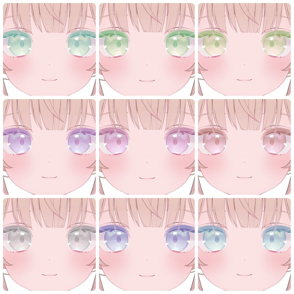 25Avatars❣️Be My Baby. Eye&Eyelash Make Texture