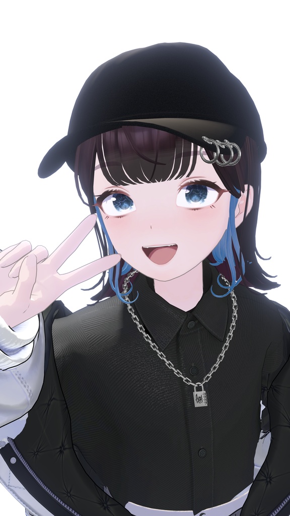 【15avatar対応】波が動く!しんかいEyeTexture+nail material(Simple Gel Nail対応)