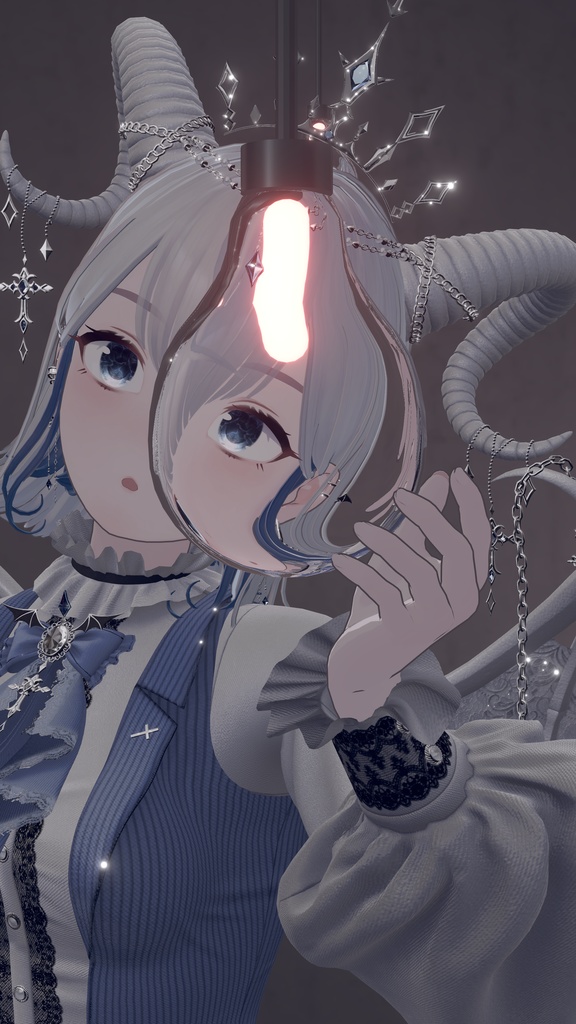 【15avatar対応】波が動く!しんかいEyeTexture+nail material(Simple Gel Nail対応)