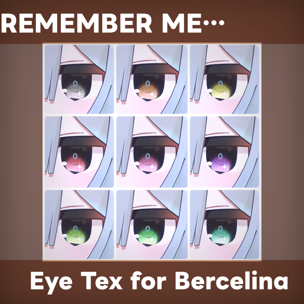 【ベルセリナ対応】REMEMBER ME Eye Texture+ Hair Gradation for Bercelina