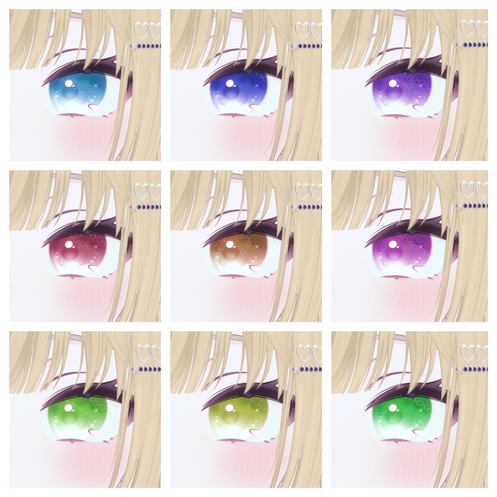 動画あり!期間限定SALE💛【33color+α】=Dear My Honey=【9アバター対応】Eye Texture