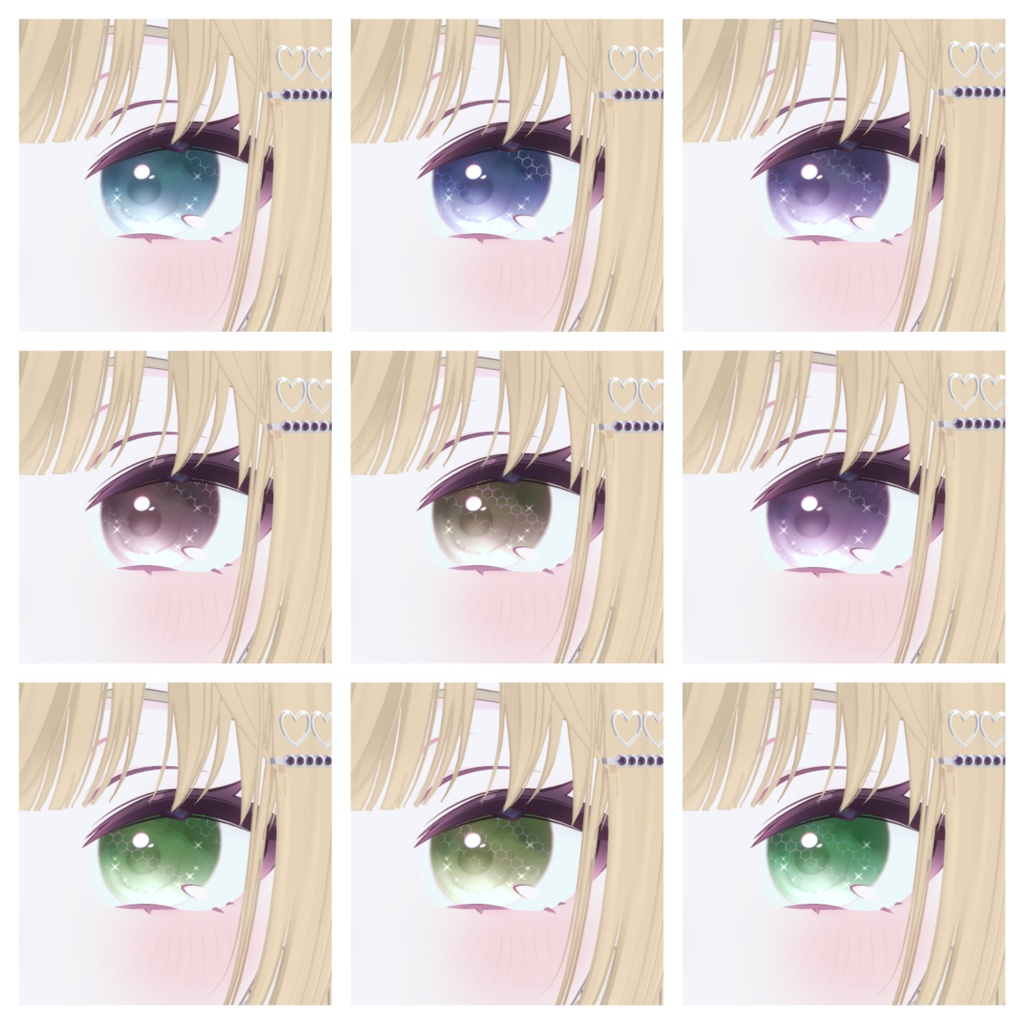 動画あり!期間限定SALE💛【33color+α】=Dear My Honey=【9アバター対応】Eye Texture