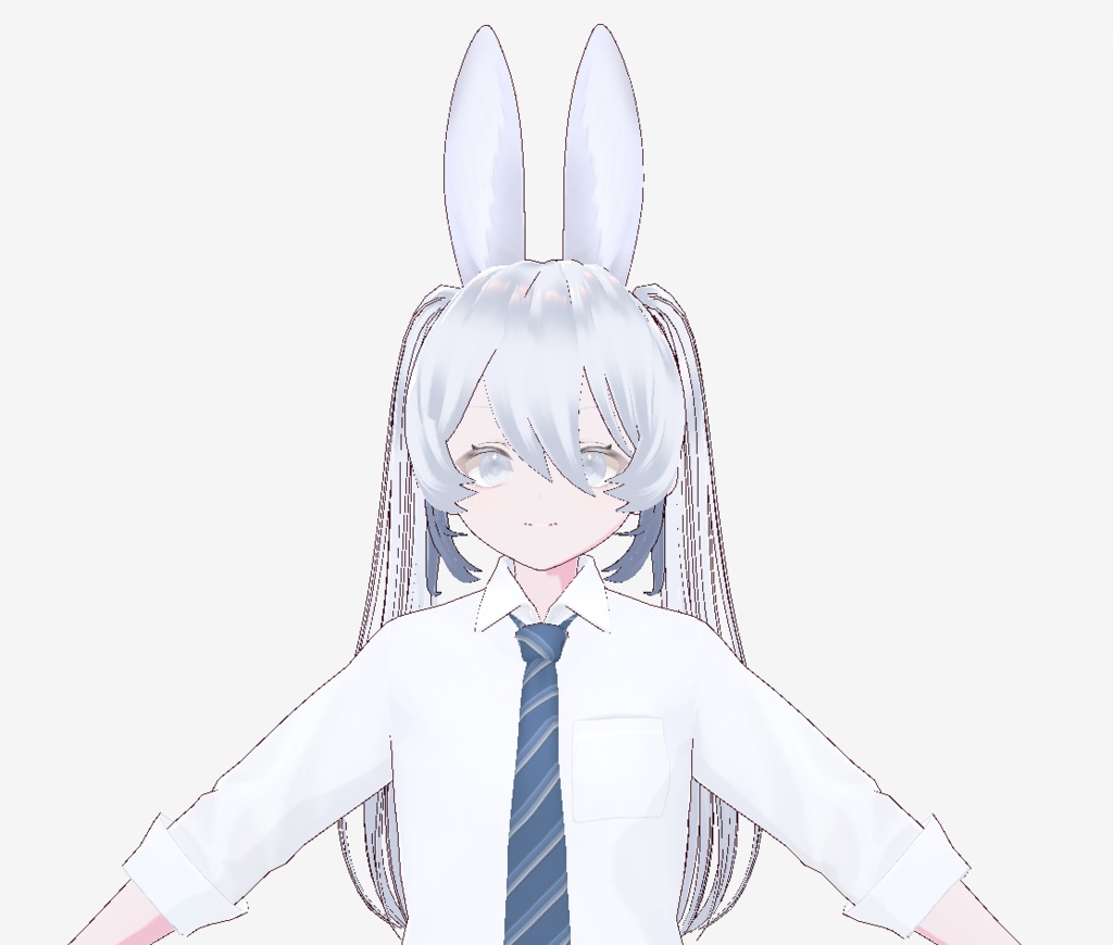 VRoidVRMモデル オリジナル3Dモデル 「うさぎ」