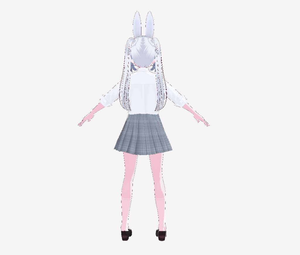 VRoidVRMモデル オリジナル3Dモデル 「うさぎ」