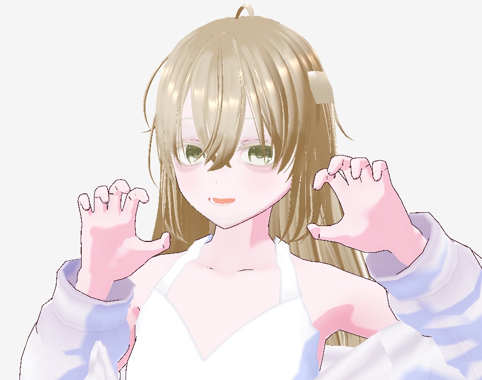 VRoidVRMモデル　オリジナル3Dモデル　「ねむか」