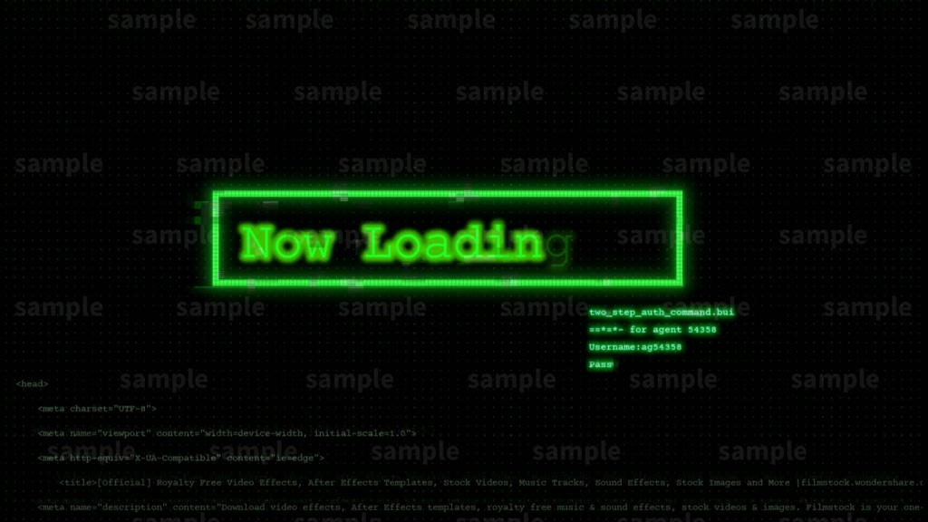 【Vtuber/配信者向け/配信素材】かっこいい系 待機画面/OP