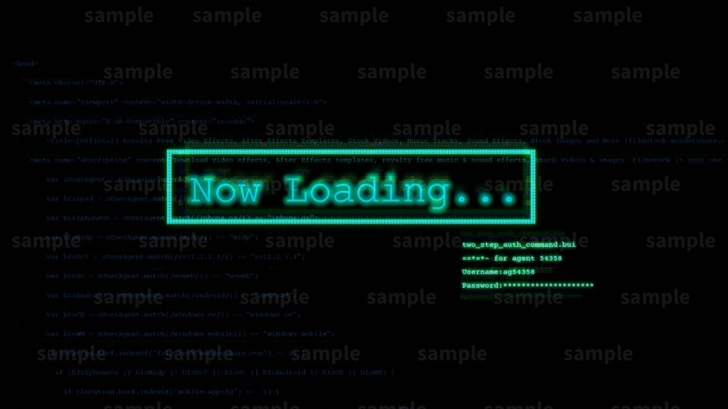 【Vtuber/配信者向け/配信素材】かっこいい系 待機画面/OP