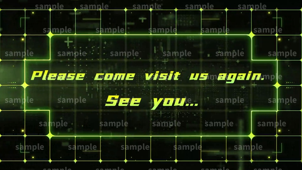 【Vtuber/配信者向け/配信素材】 配信エンディング/ED