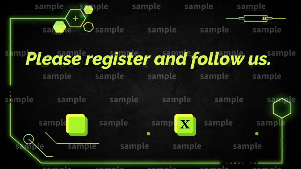 【Vtuber/配信者向け/配信素材】 配信エンディング/ED