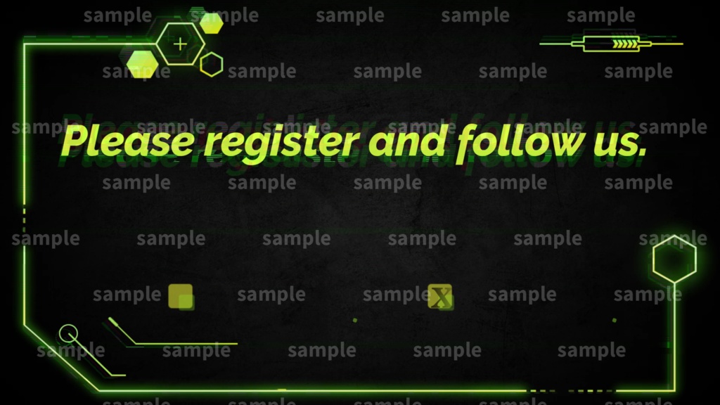 【Vtuber/配信者向け/配信素材】 配信エンディング/ED