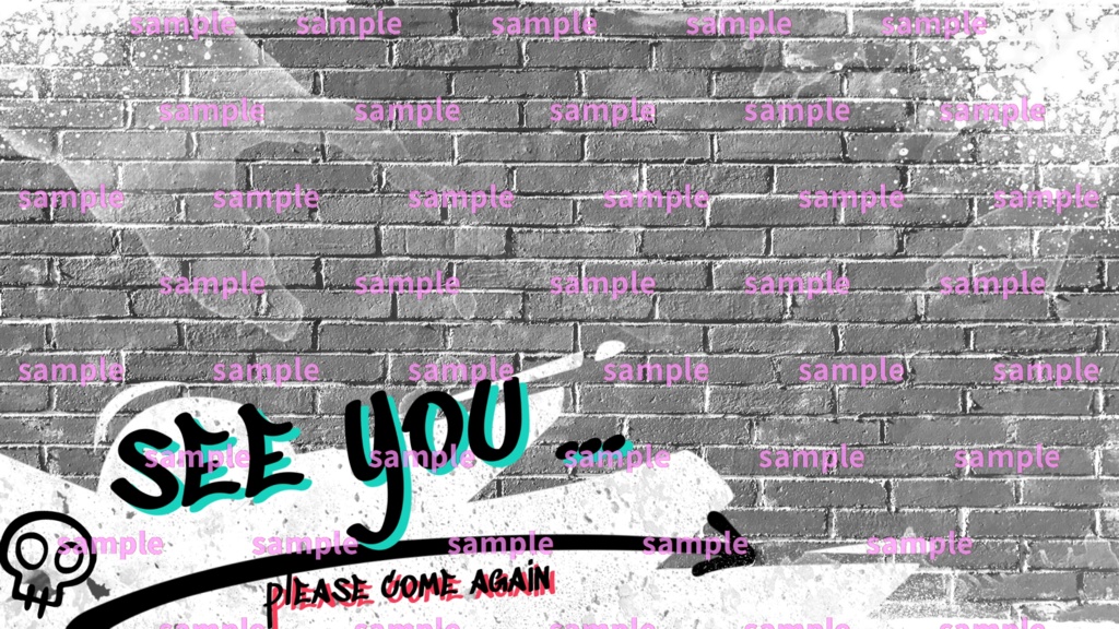 【Vtuber/配信者向け/配信素材】 配信エンディング/ED