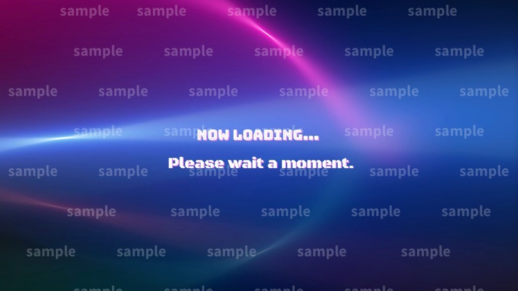 【Vtuber/配信者向け/配信素材】配信OP・待機画面・ロード画面/ネオン/neon