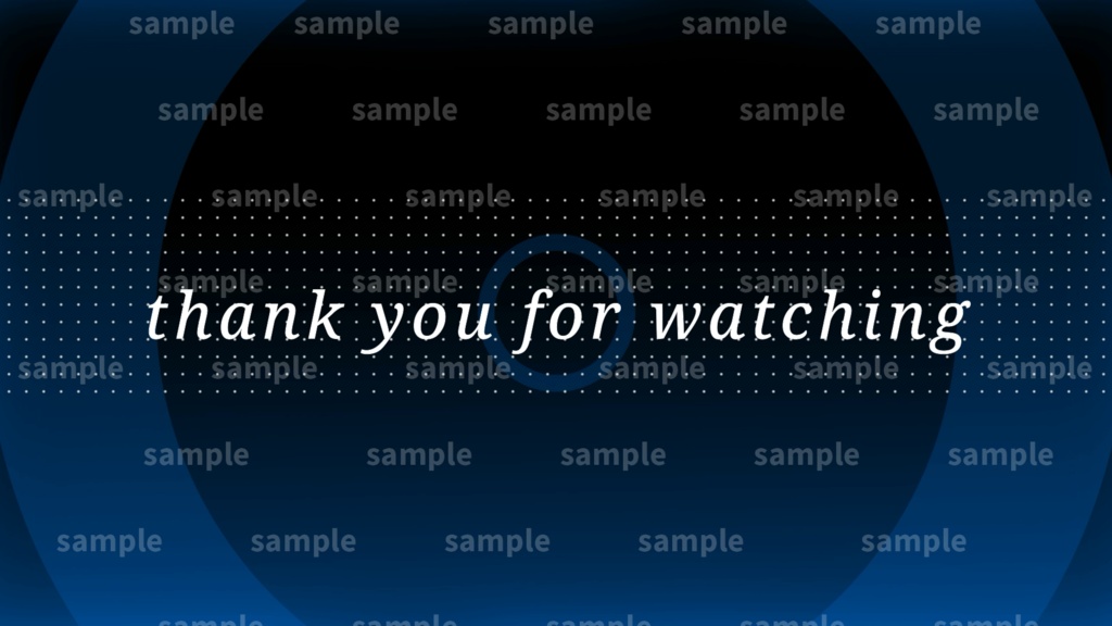 【Vtuber/配信者向け/配信素材】 配信エンディング/ED/neon/ネオン