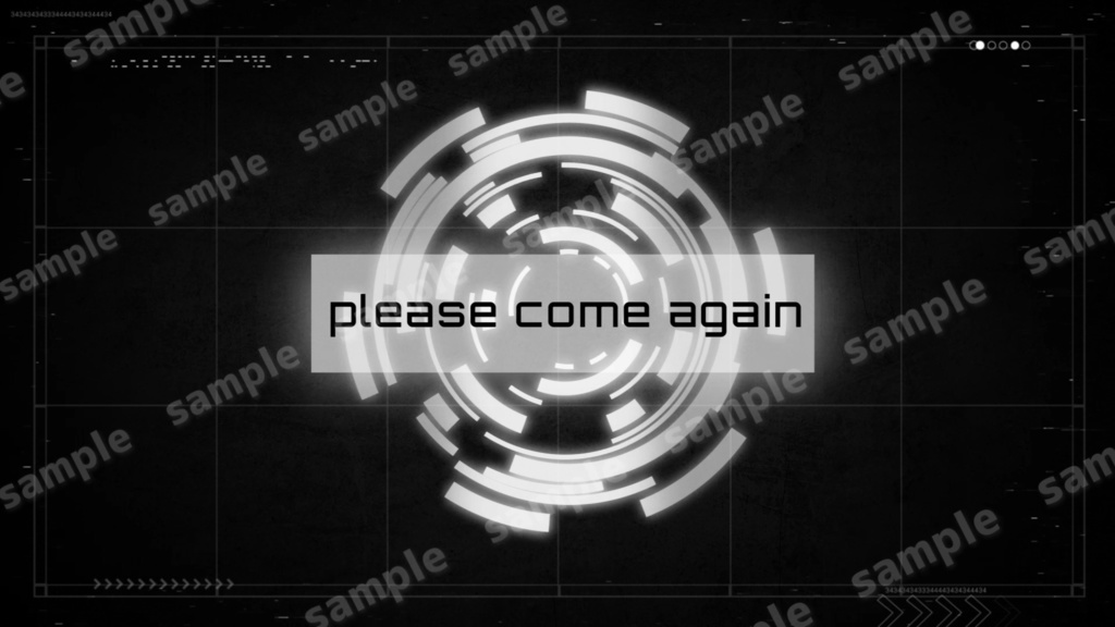 【Vtuber/配信者向け/配信素材】 配信エンディング/ED