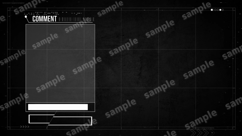 【Vtuber/配信者向け/配信素材】雑談画面