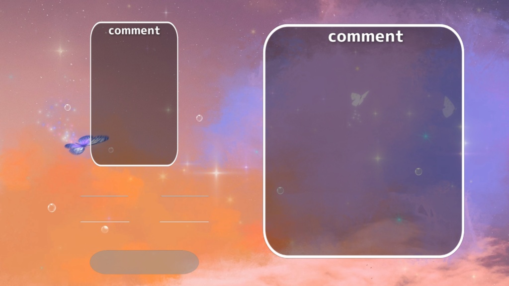 【Vtuber/配信者向け/配信素材】動く配信画面+カスタマイズ