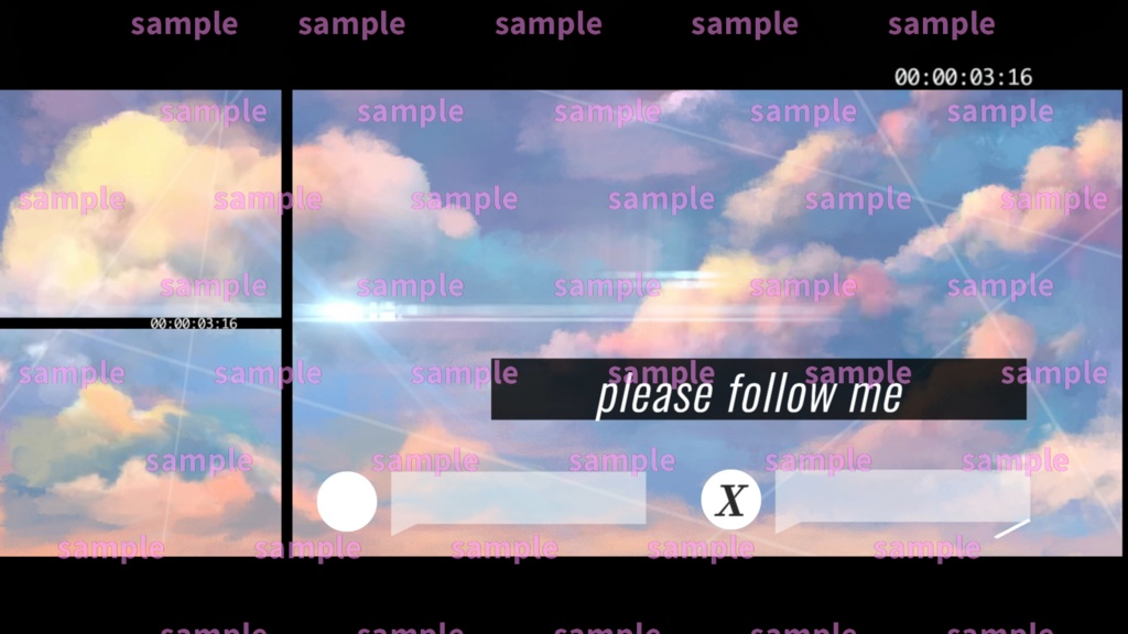 【Vtuber/配信者向け/配信素材】 配信エンディング/ED