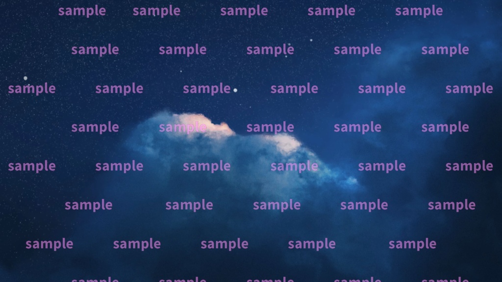 【Vtuber/配信者向け/配信素材】 配信エンディング/ED/空