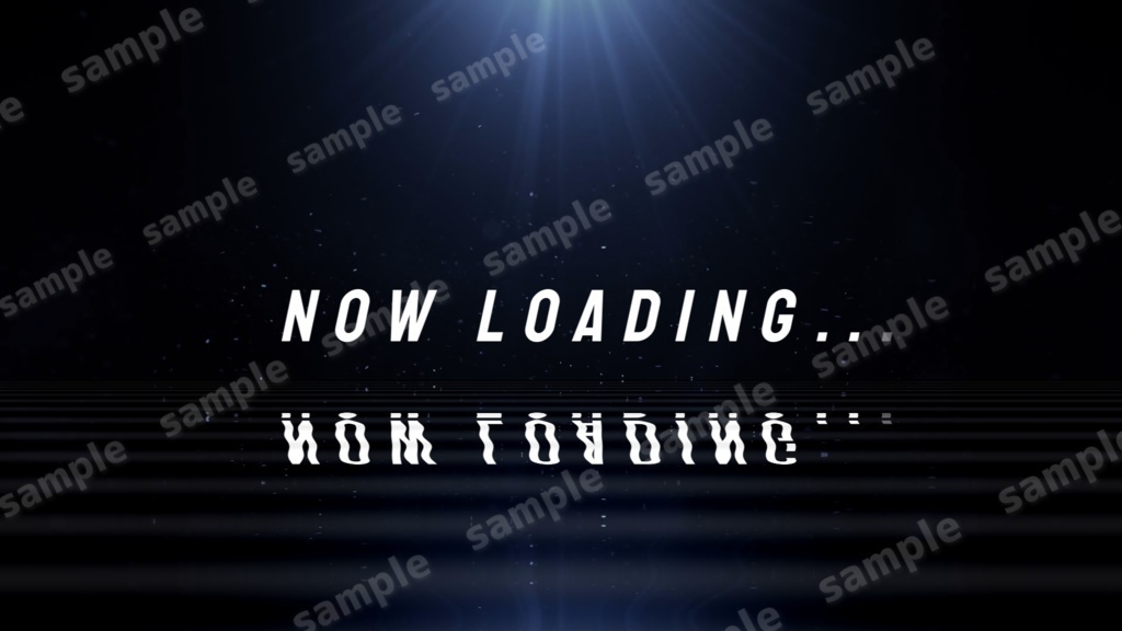 【Vtuber/配信者向け/配信素材】 待機画面/OP/反射系素材