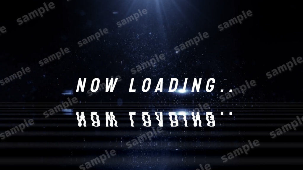 【Vtuber/配信者向け/配信素材】 待機画面/OP/反射系素材