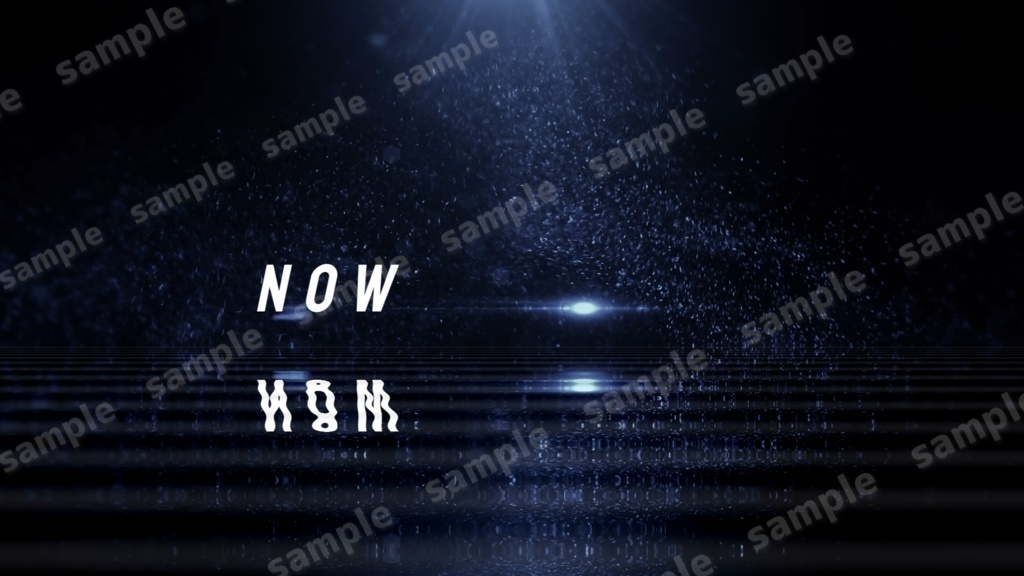 【Vtuber/配信者向け/配信素材】 待機画面/OP/反射系素材