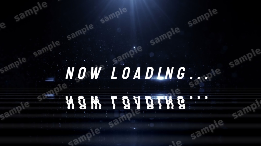 【Vtuber/配信者向け/配信素材】 待機画面/OP/反射系素材