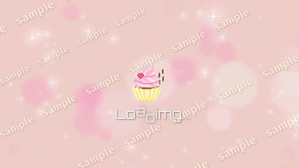 【Vtuber/配信者向け/配信素材】 待機画面/OP/可愛い